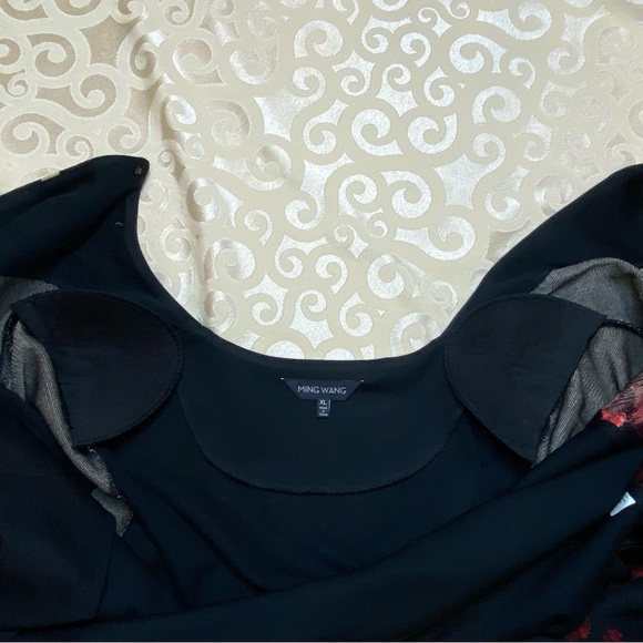 Ming Wang Women's XL Cardigan Jacket 3/4 Sleeve EUC - Picture 12 of 13